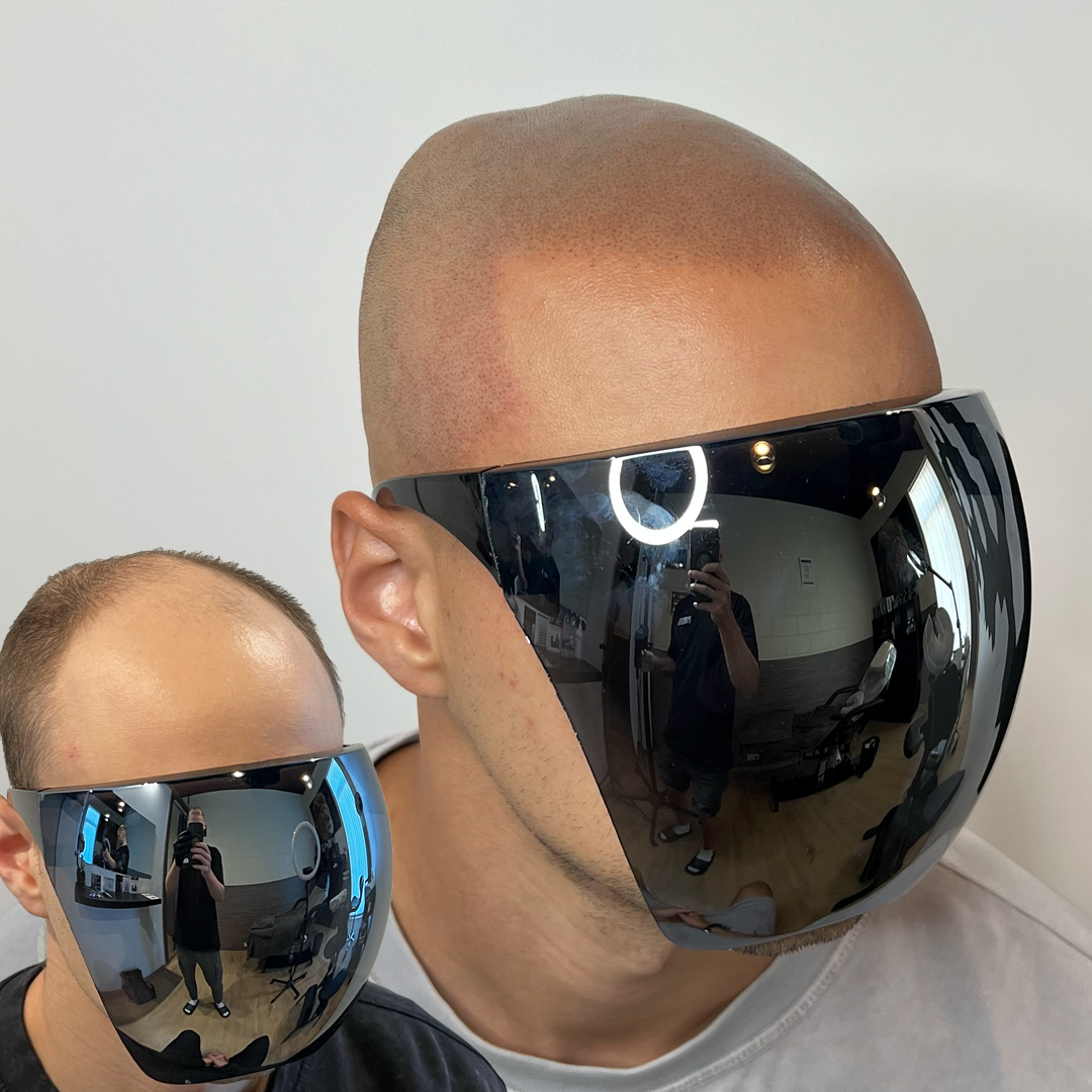 shaved head 3