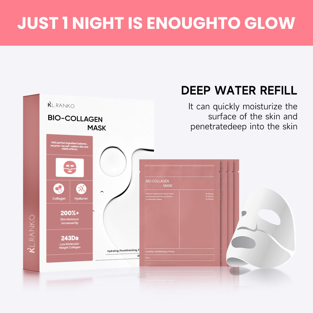 Bio-Collagen Kollageeni Öömask Retinooliga (Hydrogel) 4tk - Image 3