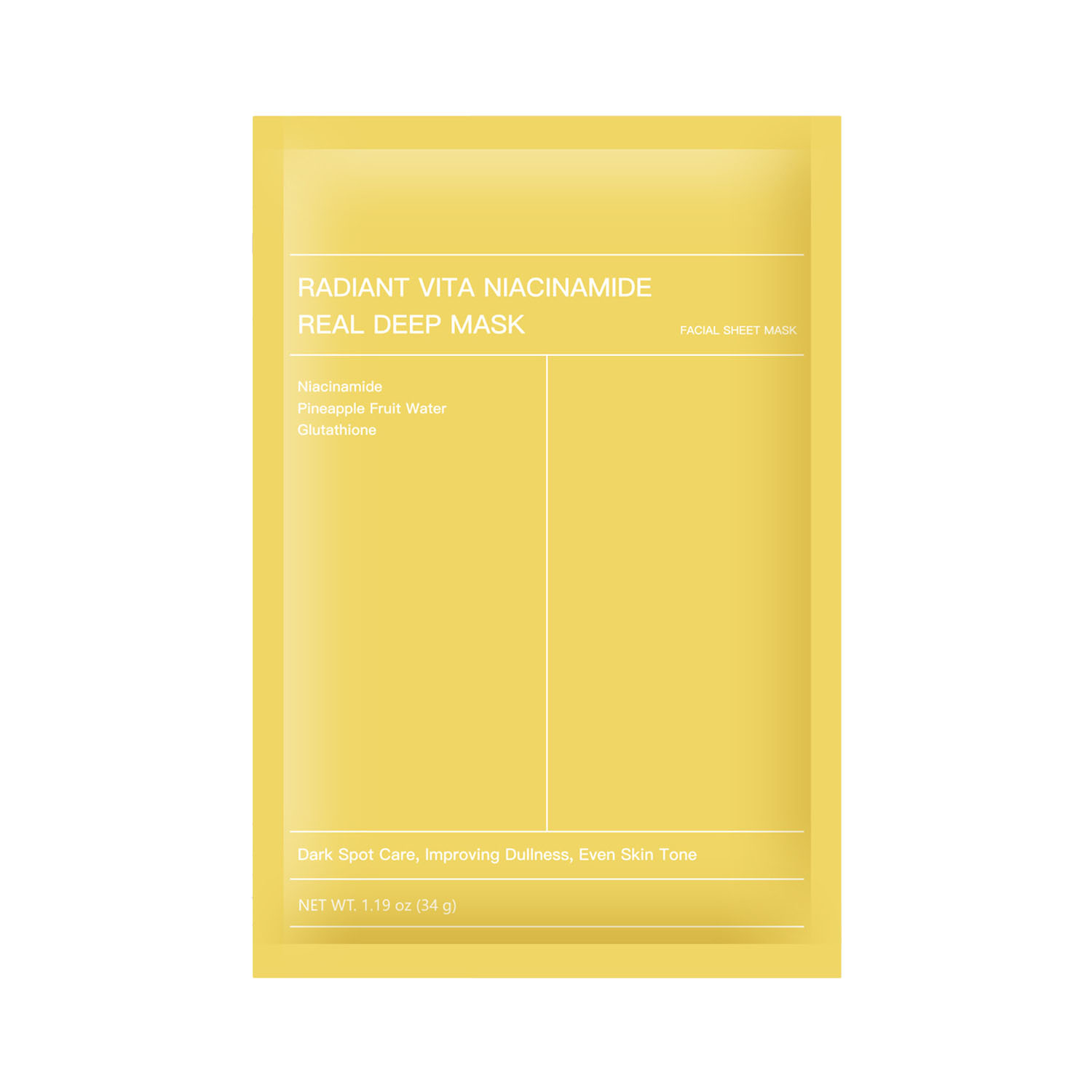 Kollageeni Näomask – Niacinamide ja Vitamiinidega