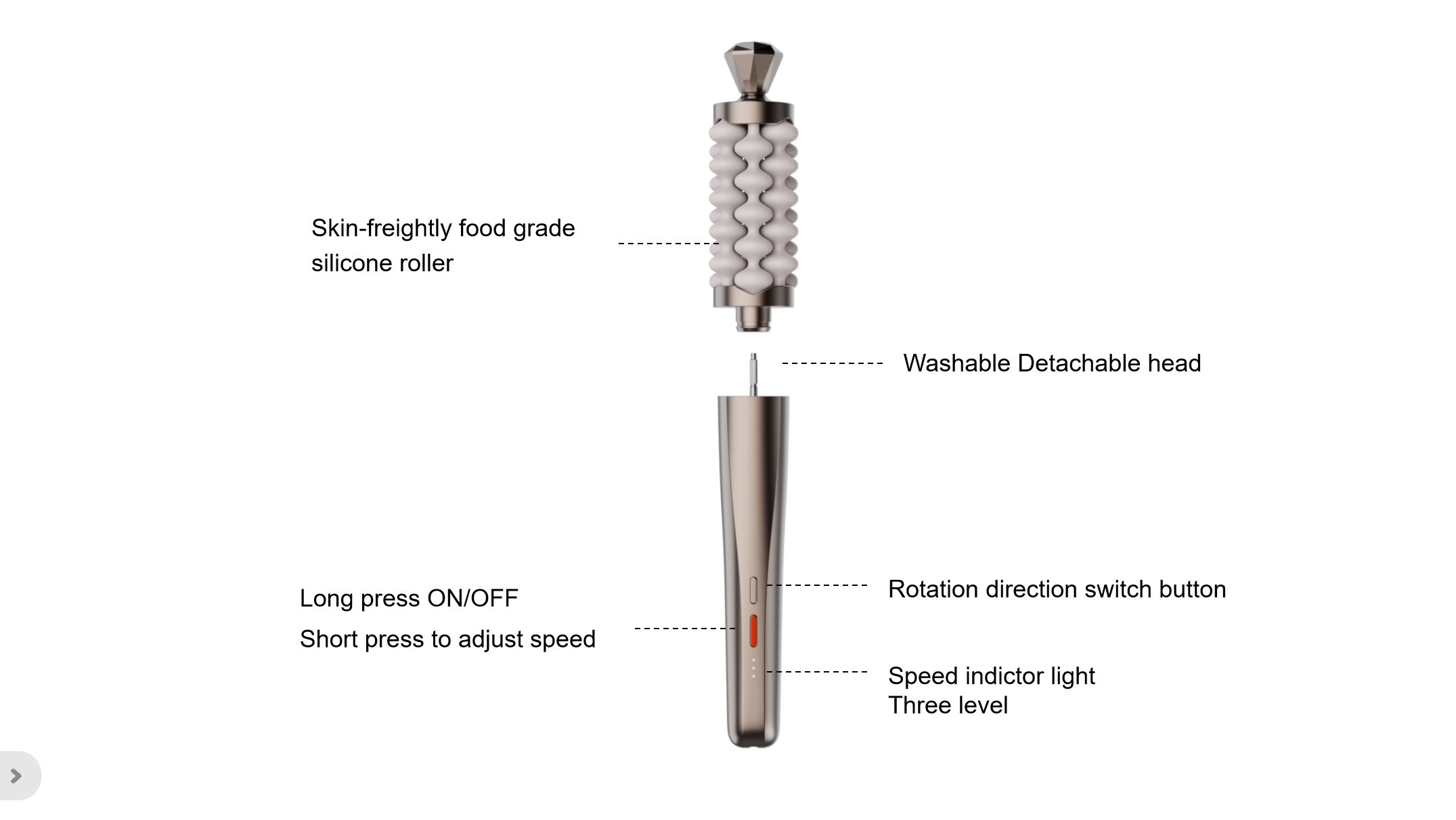 FaceLift Roller – Elektriline Näomasseerija / EELTELLIMUSEL - Image 3