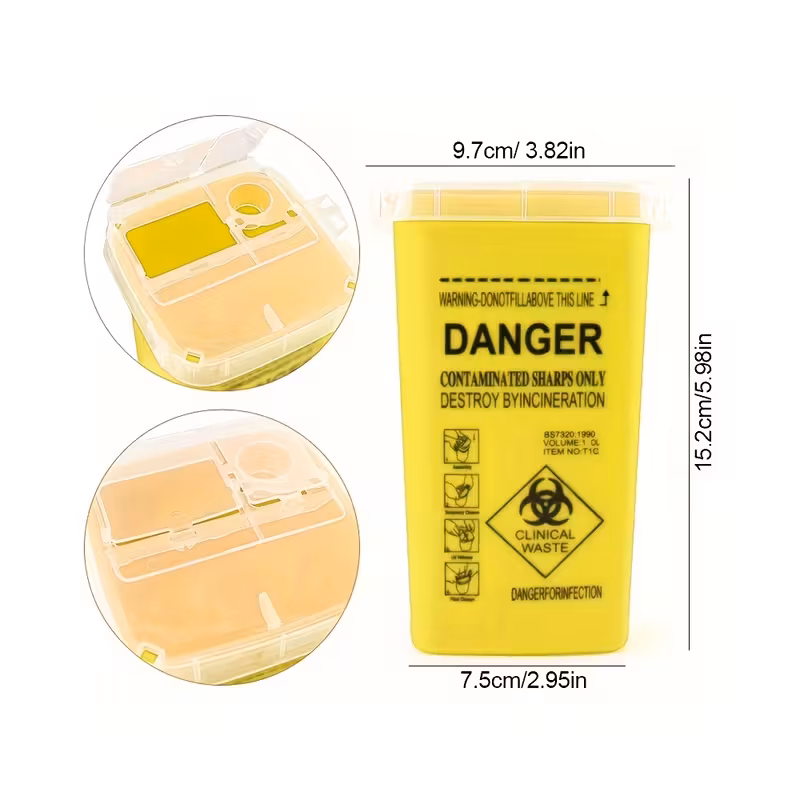 tattoo nõelte konteiner