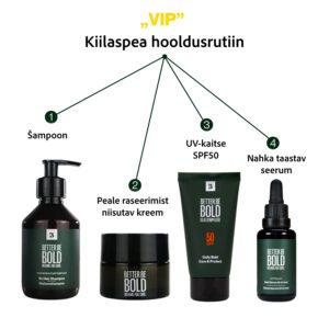 VIP hooldusrutiin meestele