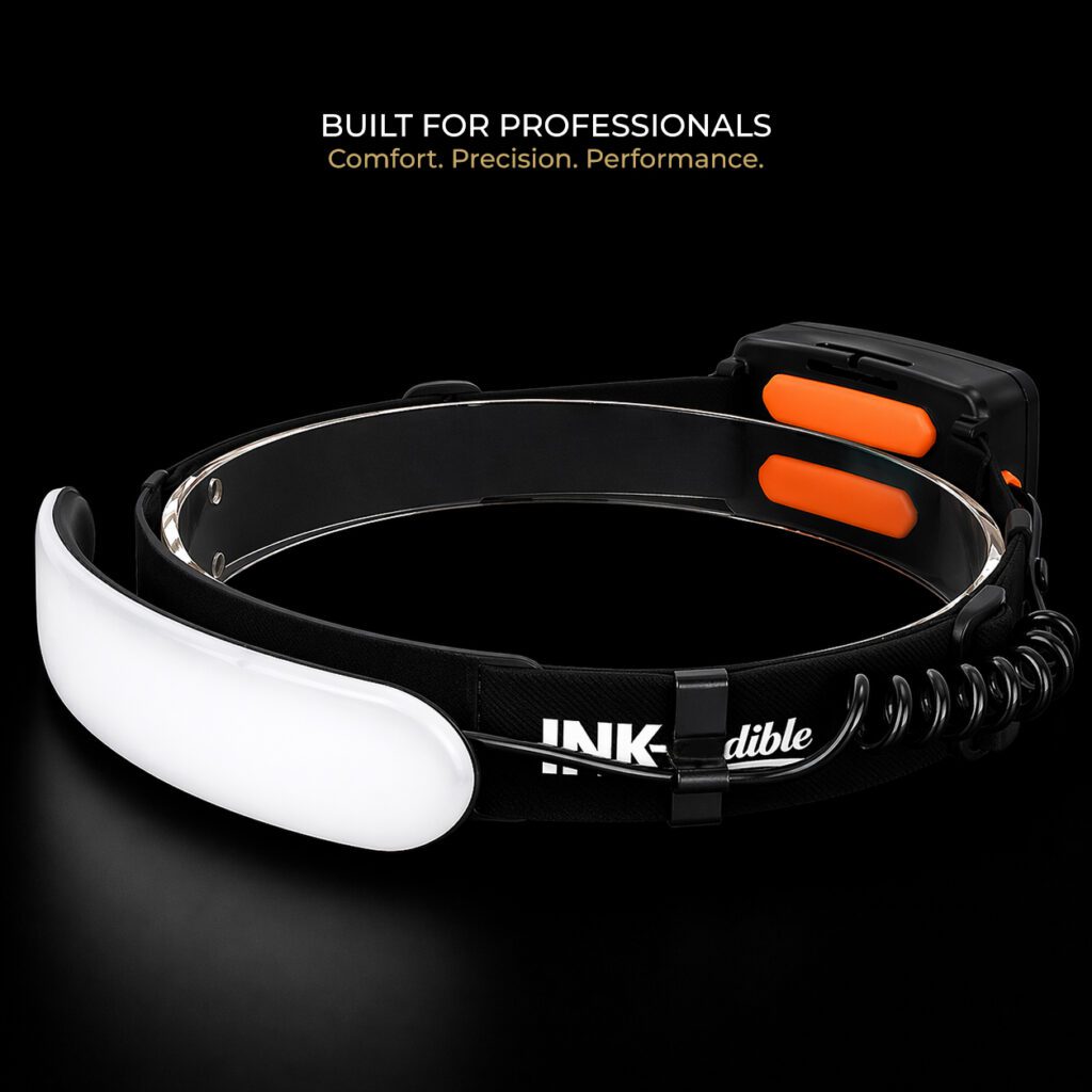 Lightweight professional headlamp designed for long working sessions