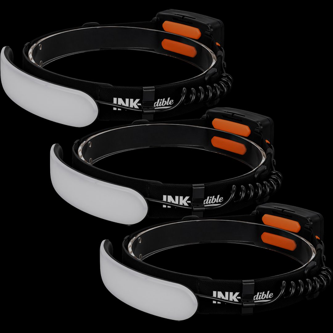 The INK-credible Headlamp PRO BACKUP SETUP