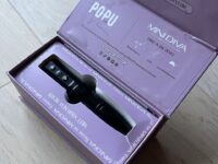 POPU MINI DIVA 3.5 MM (must) + lisaaku (hõbedane)